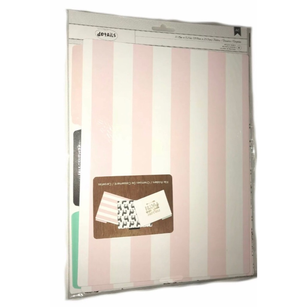 6 Count Decorative File Folders - Picture 2 of 3